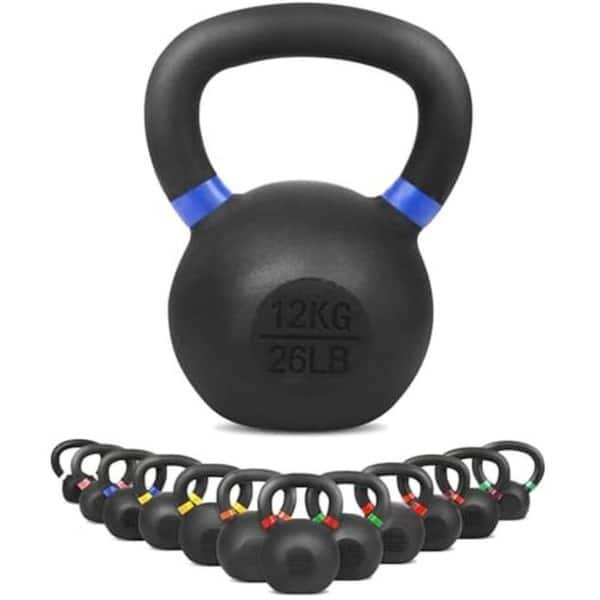 Kettlebell voor Thuisgebruik - Massief Gietijzer van 4kg tot 32kg - Ideaal voor Krachttraining
