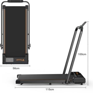 LeeuwenChoice® Compacte Loopband Voor Thuisfitness - Opvouwbaar - Hellingshoek & Handrail - Geluidsarm & Schokabsorberend