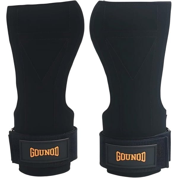 Leren Straps voor Krachttraining - Gewichtheffen en Bodybuilding - Grip Hulp met Polstering - Antislip Trainingsaccessoires voor Mannen en Vrouwen