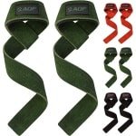 Liftingbanden voor Gewichtheffen en Krachttraining - 100% Leer met Neopreen Polssteun