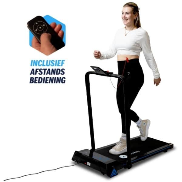 Loopband BX Powerrun 1000 Pro | 1-10 km/u | Walking Pad | Incl. Voedings- en Trainingsgids | Opvouwbare Loopband | Treadmill | Elektrische Loopband | BX Fitness