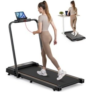Loopband - FT51 Walking Mat, snelheid 1-10 km/u, ultrastil 500W, met afstandsbediening en lcd-display, ideaal voor thuisgebruik