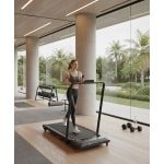 Loopband met Helling 5% voor Thuis & Bureau - Compacte Onder-Tafel Loopband Elektrisch - Stille 2,5 PK Motor - Walking Pad met LED-Display & Afstandsbediening - Draagbaar & Ruimtebesparend - Designbest