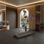 Loopband voor Thuis & Kantoor 2-in-1 Inklapbaar - Walking Pad met Handvat - 1-10 km/u - LCD Display - Afstandsbediening - Compact & Stil - Designbest