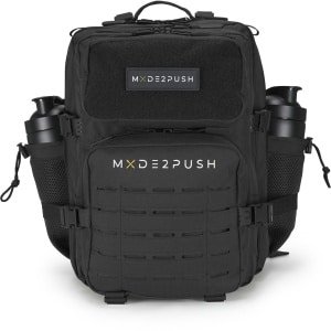 MADE2PUSH Tactical Rugzak Dames & Heren voor Fitness, HYROX & CrossFit - Backpack - Sporttas - HYROX Tas - Sport Tas - 25 Liter - Zwart