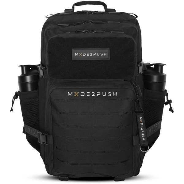 MADE2PUSH Tactical Rugzak Dames & Heren voor Fitness, HYROX & CrossFit - Backpack - Sporttas - HYROX Tas - Sport Tas - 45 Liter - Zwart