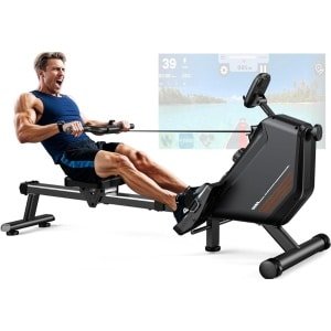 MMM® Roeiapparaat - Hometrainer - Crosstrainer - Zwart - 175cm x 55cm x 79cm