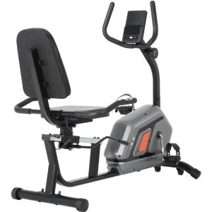 Magnetische Ligfiets Hometrainer met Rugleuning - Stil, LCD-display en 8 Weerstandsniveaus