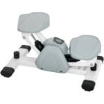 Mini Stepper - Fitness Stepper - LCD-Display - 2 Wielen - Antislip Pedalen - Traploper - Aerobic Step - Crossfit - Trainingsapparaat - Voor Thuis & Kantoor - Grijs