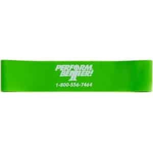 Miniband medium weerstand band voor krachttraining groen 20 cm