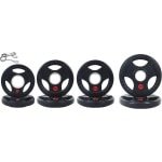 Olympische 2 inch gietijzeren halterschijf voor krachttraining en gewichtheffen - meerdere maten