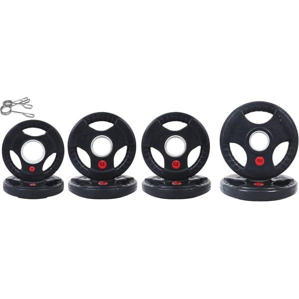 Olympische 2 inch gietijzeren halterschijf voor krachttraining en gewichtheffen - meerdere maten