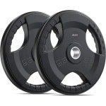 Olympische Rubberen Halterschijven Set voor Gewichtsheffen en Krachttraining