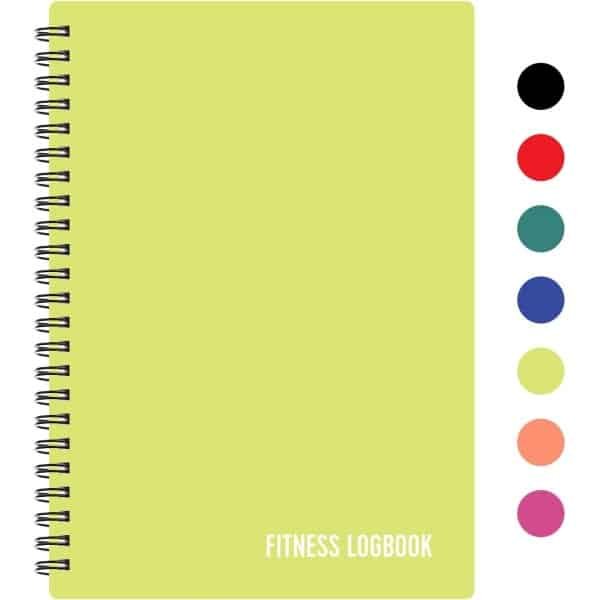 Ongedateerd Fitness Logboek A5 - 150 Trainingssessies bijhouden - Duurzaam Dagboek voor Sportschool & Krachttraining