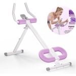 Opvouwbare crosstrainer met verstelbare weerstand en LCD-scherm. Geschikt voor training van buik, benen en rug (max. 160 kg)