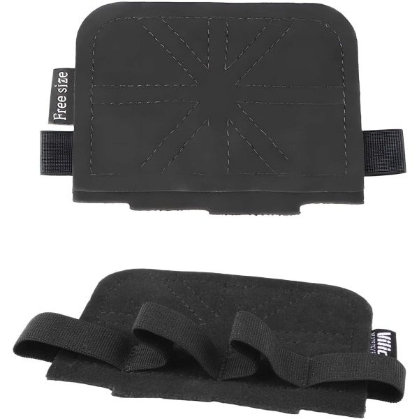 Pack van 2 Leren Grip Pads voor Krachttraining - Antislip Grip Pads met Palm Bescherming - Fitness Accessoires voor Gewichtheffen - Pull-Ups - Bodybuilding
