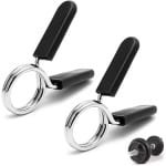 Pack van 2 barbell clips met veersluiting - ideaal voor gewichten tillen - krachttraining - geschikt voor 30 mm dumbbells