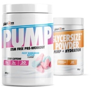 Per4m - PUMP Non Stim - Met Glysersize - 495g - Fizzy Bubblegum - pre-workout - preworkout - sportvoeding - fitness