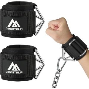 Polsbanden van neopreen met klittenbandsluiting voor krachttraining en kabelmachines, veilig ontwerp