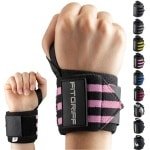 Polsbanden voor Gewichtheffen en Krachttraining - Fitness Polswraps 45cm