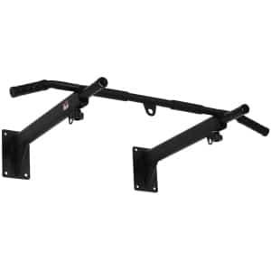 Premium Pull Up Bar - Pull Up Station - Optrekstang voor Wand- of Plafondmontage - 150kg Draagkracht - met Antislip Handgrepen - Thuis Sporten - Fitness Krachttraining - Home workout - Zwart