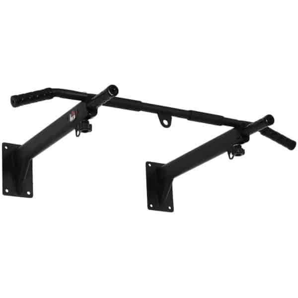 Premium Pull Up Bar - Pull Up Station - Optrekstang voor Wand- of Plafondmontage - 150kg Draagkracht - met Antislip Handgrepen - Thuis Sporten - Fitness Krachttraining - Home workout - Zwart