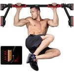 Pull-Up Bar voor Deurkozijn - Zonder Schroeven - Verstelbare Deurrekstok - Antislip Handgrepen - Voor Krachttraining Thuis