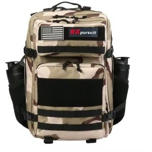 RXpursuit Tactical Backpack - Sporttas - 45L - Fitness - CrossFit - Hyrox - Sport Tas - Dessert Camo