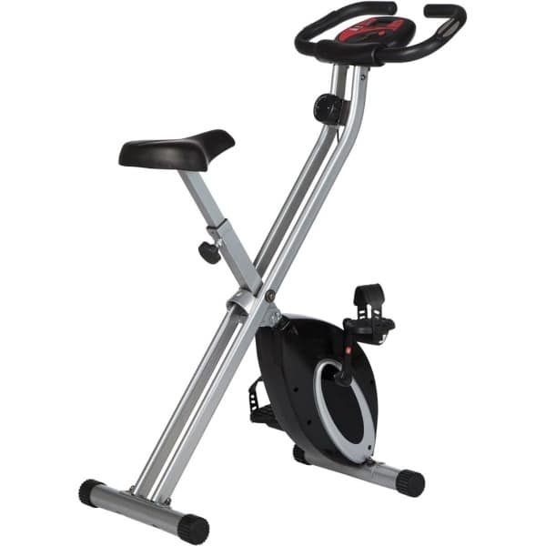 SCH® Hometrainer Fiets - Hometrainers Fitness - Hometrainer - Zilver- 87cm x 44cm x 118cm