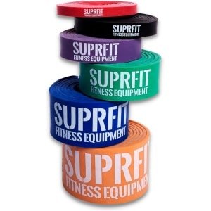 SUPRFIT hoogwaardige weerstandsbanden als weerstandsbanden - fitnessband voor pull-ups, cross- en krachttraining, fitnessbanden in vers. Sterkte & kleuren van extra licht (2,2 kg) tot super sterk