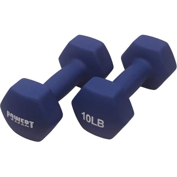 Set Handgewichten met Neopreen Coating - Kleurcodering voor Krachttraining