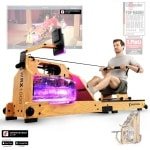 Sportstech WRX1000 Roeitrainer | LED-watertank | Echt hout