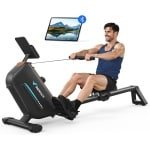 Stille Magnetische Roeitrainer met Verlengde Rails voor Meer Bewegingsvrijheid en Exclusieve App