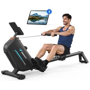 Stille Magnetische Roeitrainer met Verlengde Rails voor Meer Bewegingsvrijheid en Exclusieve App