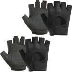 Trainingshandschoenen voor dames en heren - ademend en comfortabel - geschikt voor krachttraining, fietsen, bodybuilding - 2 paar.