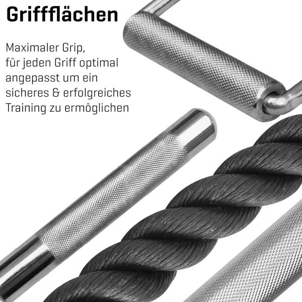 Uitgebreide Set Handgrepen voor Kabeltraining en Krachttraining - Diverse Grepen