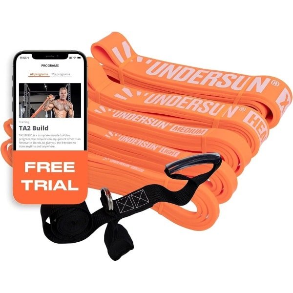 Undersun Weerstandsbanden om te trainen | Heavy Duty Oefenbanden Weerstand voor Krachttraining & Pull Up Assistance