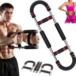 Verstelbare Armtrainer met 3 Weerstanden voor Krachttraining Bovenlichaam