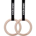 Verstelbare Gymnastiek Ringen van Hout - 28 mm - Perfect voor Krachttraining en Crossfit