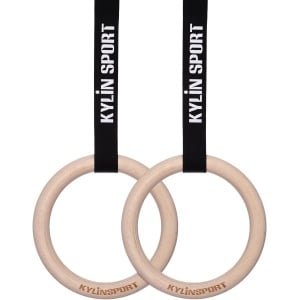 Verstelbare Gymnastiek Ringen van Hout - 28 mm - Perfect voor Krachttraining en Crossfit