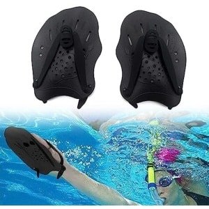 Verstelbare Zwempeddels voor volwassenen en kinderen - Krachttraining en Waterhandschoenen