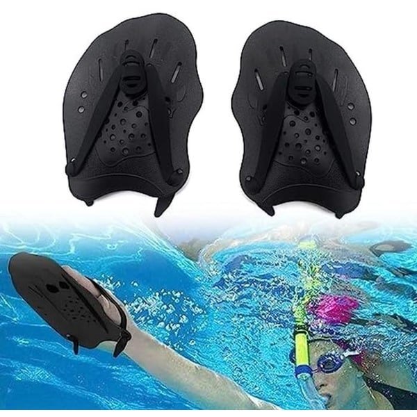 Verstelbare Zwempeddels voor volwassenen en kinderen - Krachttraining en Waterhandschoenen