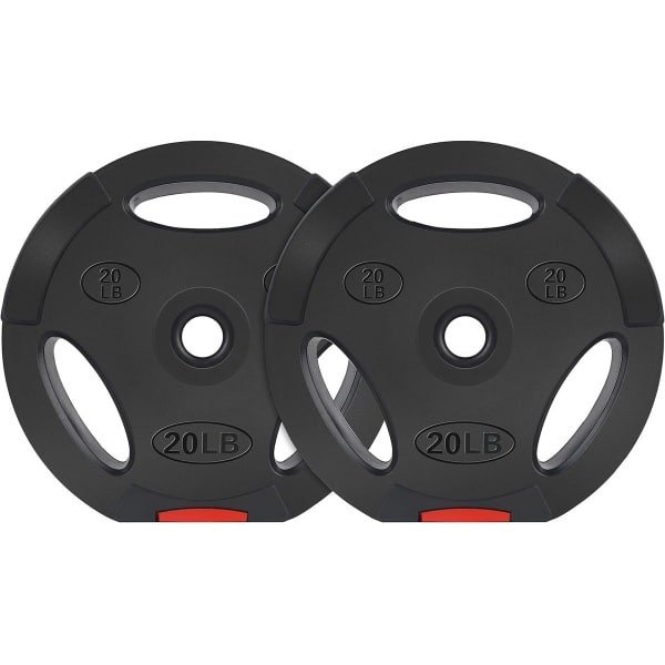 Vinyl Halterschijven voor Krachttraining en Fitness - Standaard 1-inch Gewicht