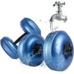 Watergevulde halterset, met water gevulde gewichten, 2 stuks/set, draagbare reisgewichten, vormgeven en lichaamsbouw, krachttraining, 8-10 kg draagbare PVC-reishalters