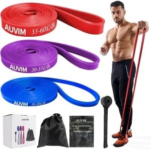 Weerstandsbanden set - 3 niveaus - ideaal voor krachttraining en yoga