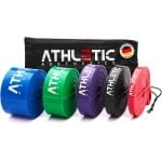 Weerstandsbanden set met tas en handleiding - ideale fitnessbanden voor krachttraining en mobiliteit