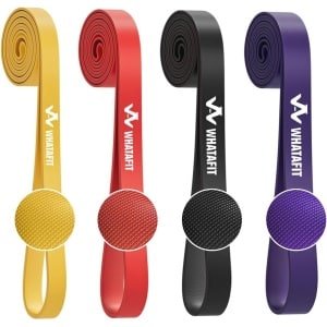 Weerstandsbanden voor Thuisfitness - Oefenbanden met Handgrepen voor Krachttraining