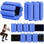 Wrist Gewichten - Set van 2 (1 lb elk) - Verstelbare Pols- en Enkelgewichten voor Vrouwen en Mannen - Draagbare Arm- en Been Gewichten Set voor Hiking, Yoga, Zwemmen, Cardio, Aerobics, Fitness