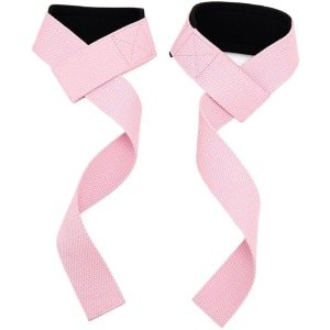 YYchan lifting straps - Wrist wraps - Gym Straps - Deadlift - Fitness - Krachttraining - Powerlifting - Padding & anti slip - siliconen model - Roze