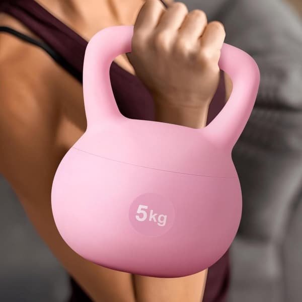 Zachte Kettlebell 5 kg voor Krachttraining en Fitness